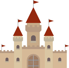 Fototapeta premium Castle vector illustration