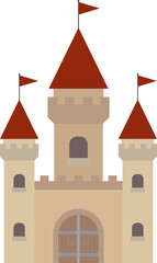 Fototapeta premium Castle vector illustration