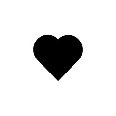 Graphic flat love icon for your design and website