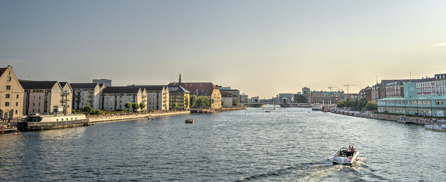 Copenhagen landmarks, HDR Image
