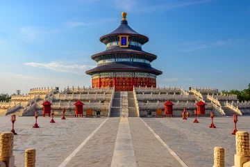 Zelfklevend Fotobehang Peking, China bij de historische Tempel van de Hemel © SeanPavonePhoto