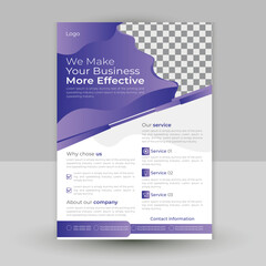 Design flyer media post marketing business flyer vdesign