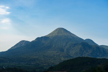 Fototapeta na wymiar Mount Penanggungan in East Java, Indonesia