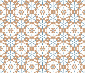 Obraz premium Geometric pattern. Seamless vector background. Ethnic graphic design.