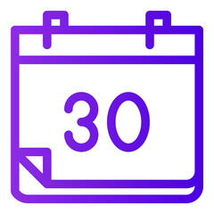 end of month icon illustration