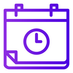 deadline icon illustration