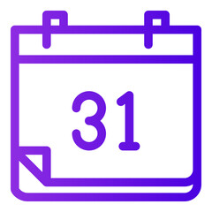 end of month icon illustration