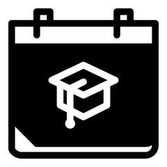 graduation day icon illustration