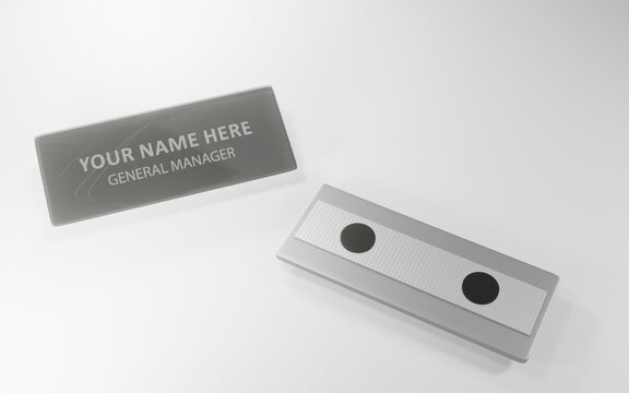 Dye Sublimation 1.25 X 3 Inch Name Tag Mockup Name Badge Mockup Add Your  Own Image and Background -  Denmark