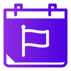 independence day icon illustration