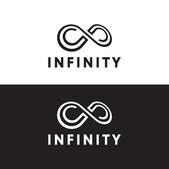  Infinity Vector Logo Template Illustration Design.