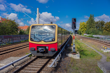 Berliner S-Bahn klassische Baureihe 481/482 Raum Treptow Baumschulenweg Nahverkehr SBahn Stadtbahn...