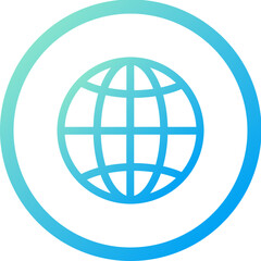 Globe ui icon 