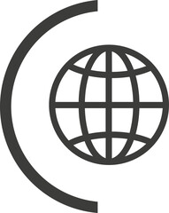 Globe ui icon 