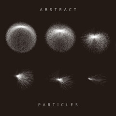 particles with transformed effect