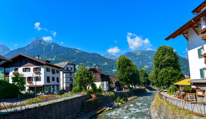 Schruns im Bezirk Bludenz in Vorarlberg, Österreich