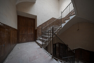 staircase in the old house