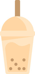 Boba Drinks Flat Vector Illustration