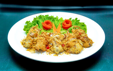 Tasty food isolation background