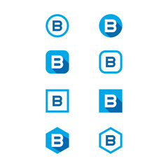 letter B icon