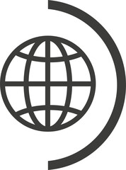 Globe ui icon