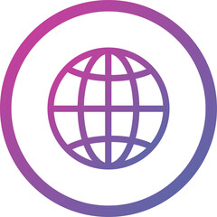 Globe ui icon