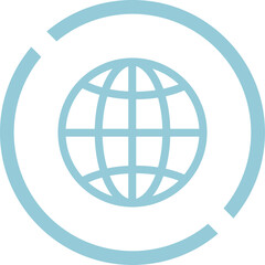 Globe ui icon