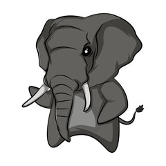 elephant cartoon illustration