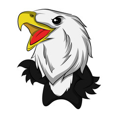 eagle cartoon illustration