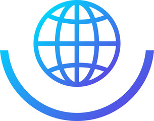Globe ui icon 