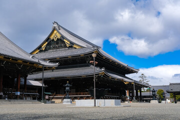 Fototapeta premium 京都市下京区 東本願寺 御影堂