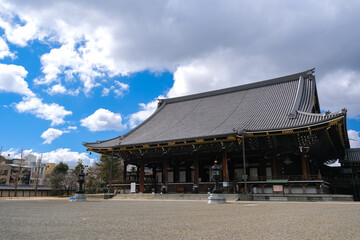 Naklejka premium 京都市下京区 東本願寺 阿弥陀堂