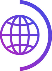 Globe ui icon 