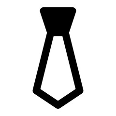 tie glyph icon