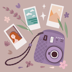Instant camera and details