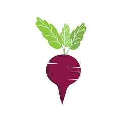 Fresh beets - fresh vegetables. Vector illustration isolated on white background. Icons and logos. For cafes, restaurants and menus, fabrics and scrapbooking, farms and markets, packaging and decor.