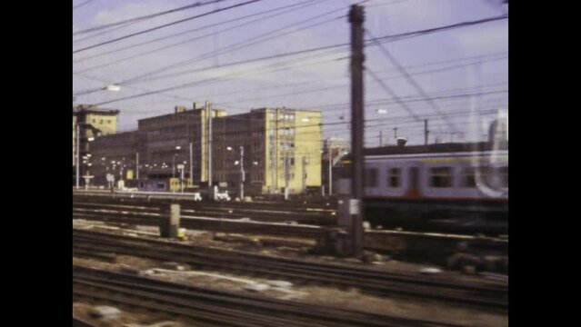 Belgium 1997, Travel by train window in 90s