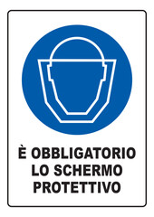 E' Obbligatorio lo schermo protettivo, sicurezza, edifici, aziende, cantieri, città, palazzi, opere murarie, architettura, norme