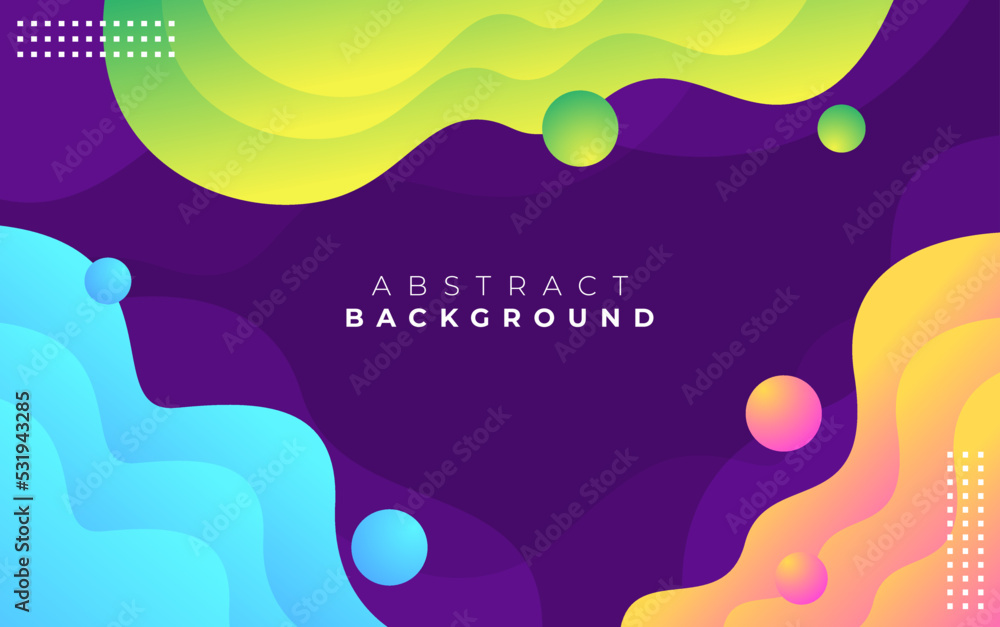 Poster creative fluid style poster set. dynamic color background. colorful template banner with gradient co