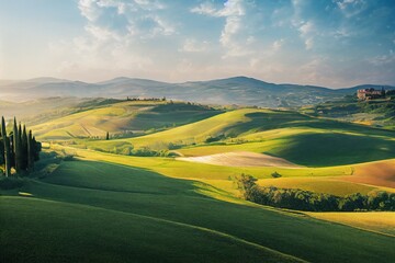 beautiful_Tuscan_landscape_in_220920_05 - obrazy, fototapety, plakaty