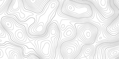 Fototapeta na wymiar Abstract topographic contours map background. Topographic map and landscape terrain texture grid. Terrain map. Contours trails, image grid geographic relief topographic Cartography Background