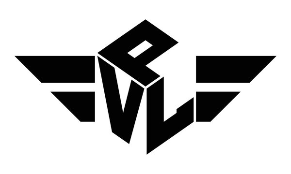 PVL three letter gaming logo in polygon cube shape logo design vector template. wordmark logo | emblem logo | monogram logo | initial letter logo | sports logo | minimalist logo | typography logo |