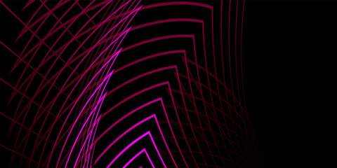 Abstract black background with purple lines