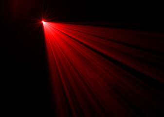 Fototapeta premium lens flare effect on black background