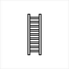 ladder icon vector on white background.