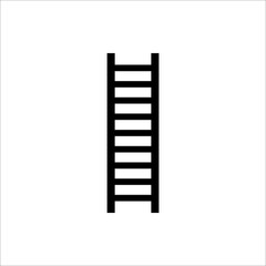 ladder icon vector on white background.