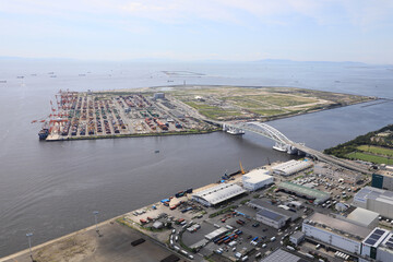 夢舞大橋と夢洲