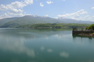 View at lake Debar on North Macedonia