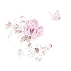 Greeting card with flowers, can be used as invitation card for wedding, birthday and other holiday and summer background