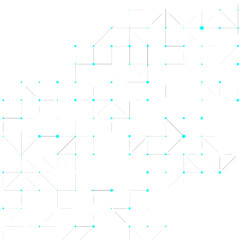 Simple triangular geometric light pattern